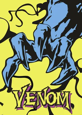 Produktbild von Komar Wandbild- Marvel Venom Colourful Claw - Größe 50 x 70 cm
