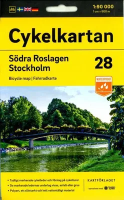 Obrázek produktu pro Cyklistická mapa List 28 S:a Roslagen/Stockholm