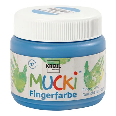 Image de KREUL Peinture au doigt "MUCKI", bleu, 150 ml