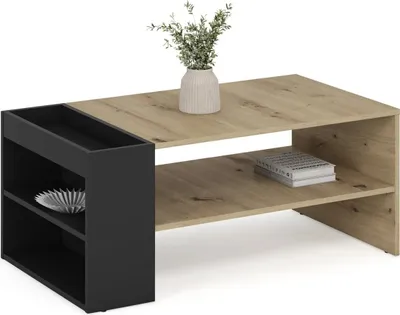 Obrázek produktu pro Lavice MURCIA 100x55cm dub artisan/černá