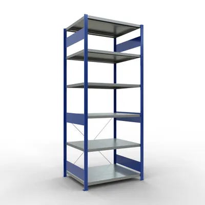 Zdjęcie produktu dla Podstawowy regał systemu wtykowego - 2500x1000x800 mm, typ 330 kg