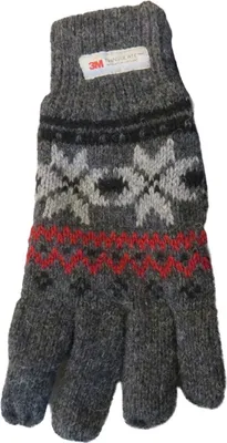 Produktbild von Finger  Handschuh  mit Norweger Muster Thinsulate für Damen