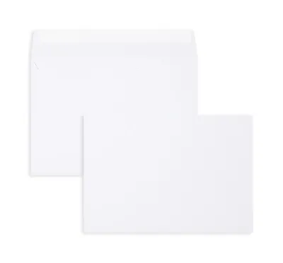 Produktbild von 500 Briefumschläge Weiß (Hochweiß) 162x229 mm (DIN C5) mit Haftklebung