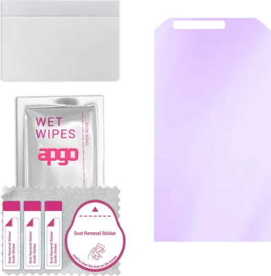 Produktbild von apgo Hybrid Schutzglas, kompatibel mit Cat S31, Anti-Blue, 9H Härte, toller Ersatz für Hartglas, kratzfester Displayschutzglas, Displayschutz, Full Glue