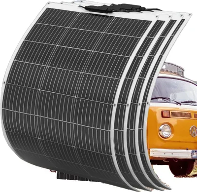 Immagine prodotto di pannello solare da 100W, flessibile e leggero, alta efficienza 24%, 100W 4pcs