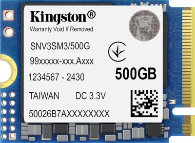 Produktbild von Kingston Technology 500G NV3 M.2 2230 NVMe SSD