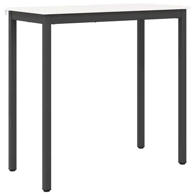 Obrázek produktu pro vidaXL Barový stůl bílý 110 x 55 x 105 cm z masivního borovicového dřeva