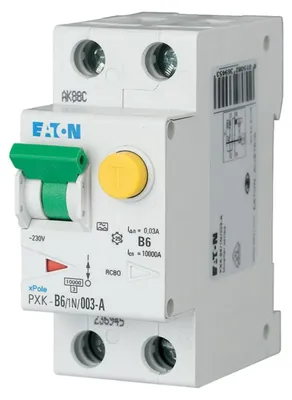 Productafbeelding van Eaton PXK-B6/1N/003-A - Miniatuurstroomonderbreker - 10000 A - IP20