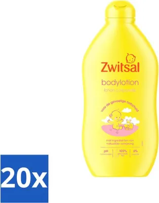 Produktbild von Zwitsal – Babypflege – Körperlotion – Besonders pflegend und sanft – 400 ml - Vorteilspack - 20 Stücke