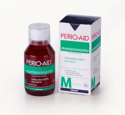 Zdjęcie produktu dla Perio Aid Dentaid Perio-Aid – płyn do płukania jamy ustnej do pielęgnacji codziennej 150 ml