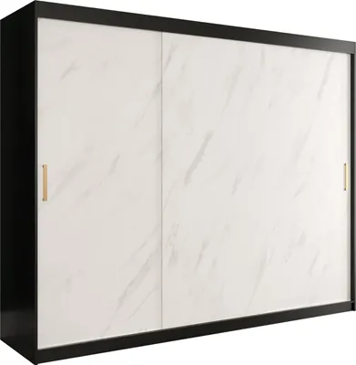Produktbild von Schwebetürenschrank MARMUR T 250, Kleiderschrank für Schlafzimmer, Modern Design