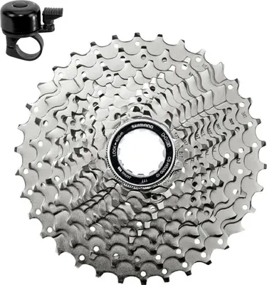 Zdjęcie produktu dla SHIMANO Tiagra CS-HG500 zębatka 10-rzędowa 11-34 zęby wraz z dzwonkiem rowerowym