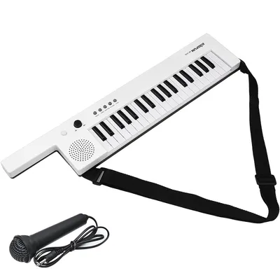 Produktbild von 37 Tasten Kinder E-Piano Keyboard, Mini-Elektronik-Piano für Kinder, Anfängerfreundlich, Spielzeuggeschenk, Weißes Musikinstrument