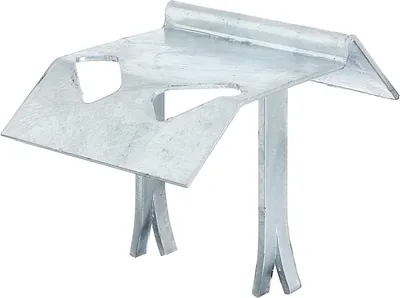Produktbild von Alberts Auflaufstütze | mit angeschweißter Mauerkralle, zum Einbetonieren  | Aluminiumguss | Ø125 x 47 mm