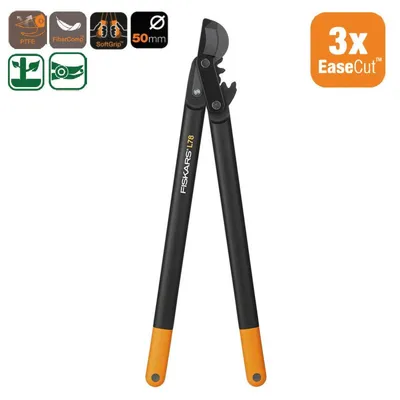 Zdjęcie produktu dla Nożyce do gałęzi Powergear Bypass z hakiem LL78 FISKARS