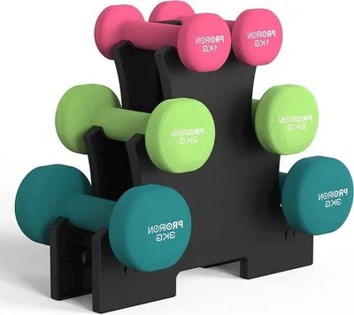 Produktbild von Famanu Hanteln 1kg 2kg 3kg - Neopren - Fitness für Muskelaufbau