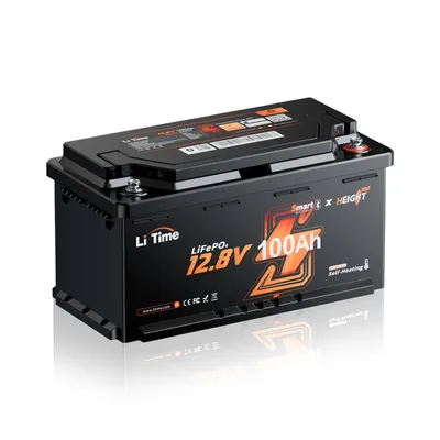 Produktbild von 12V 100Ah H190 Selbsterwärmung LiFePO4 Batterie mit Bluetooth für Solaranlagen Heimenergiespeicher Wohnmobile