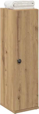 Produktbild von "2026 Promotion" Badschrank - Badregal - mit Rollenhalter - Artisan-Eiche 20,5x22x72 cm - Badezimmer CC31934