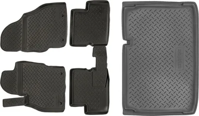 Produktbild von 3D Gummimatten Kofferraumwanne Für Opel Corsa D / E 2006-2019, Gummi Fußmatten NORM