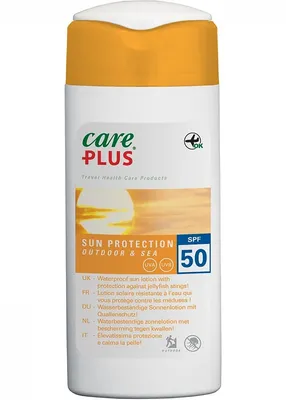 Produktbild von Care Plus Sonnencreme gegen Quallen LSF 50 – 100 ml