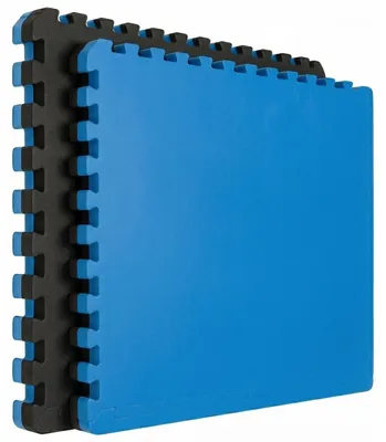Produktbild von 2,5cm dicke Fitnessmatte 2er Set 90x90cm Bodenschutzmatte Gym Matte Puzzlematte