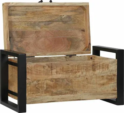 Obrázek produktu pro vidaXL Úložné truhly hnědé 60 x 30 x 30 cm z masivního mangového dřeva