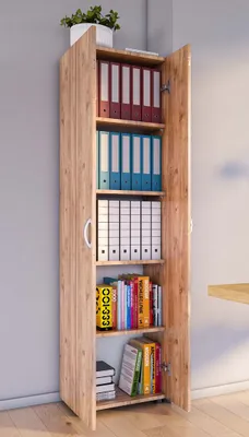 Produktbild von VCM Büroschrank mit 5 Fächern | moderner Aktenschrank mit Drehtüren | Maße ca. H. 178 x B. 49 x T. 34 cm – Ulas 5-Fach