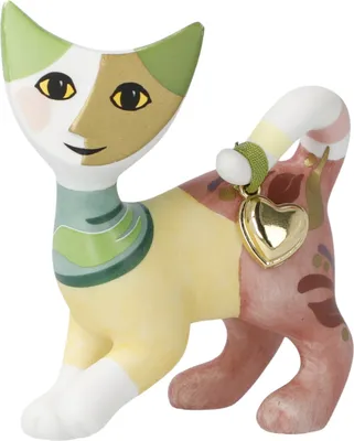 Produktbild von Goebel Figur Rosina Wachtmeister - Minikatze Fiore, Porzellan, Bunt, 7.5 cm, 31887021