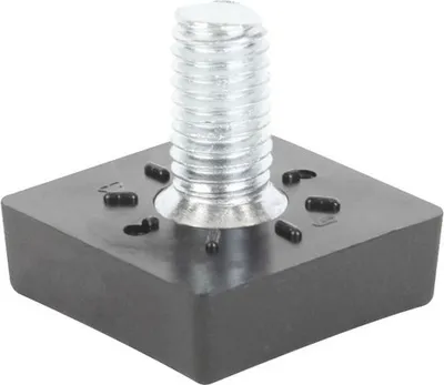 Produktbild von GAH-Alberts Stellschraube für Gewindestopfen, Kunststoff, Stahl, M8, Schwarz, 4 Stück(e)