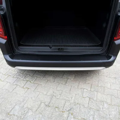 Image de Protection Seuil de Pare-chocs Arriére Pour Peugeot Partner Tepee 2008-2018 ABS