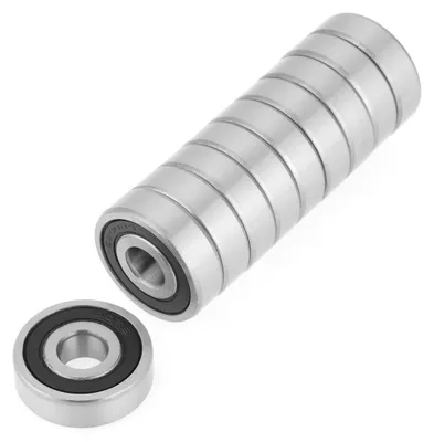 Kugellager 6200-2RS 10x30x9mm, 10 Stück, doppelt abgedichtet