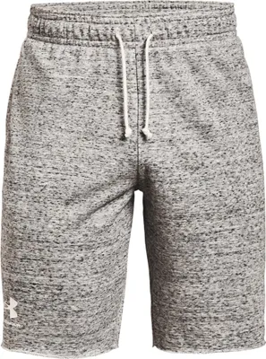 Produktbild von UNDER ARMOUR Rival French Terry Shorts Herren 112 - onyx white/onyx white XS