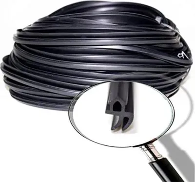 Produktbild von PolkaHome® EPDM-Gummi-Fensterdichtung (20 m) - Universelle Gummidichtung für Fenster und Türen