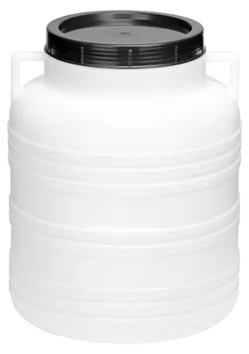 Produktbild von Garronda 30L Plastikfass Lebensmittelfass aus HDPE-Plastik für Haus&Garten GD-0078, Weiß