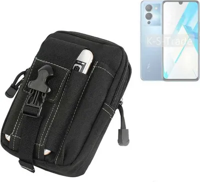 Produktbild von K-S-Trade Gürtel Tasche kompatibel mit Infinix Note 12 Gürteltasche Holster Schutz Hülle Handy Hülle Smartphone outdoor Handy-Hülle schwarz
