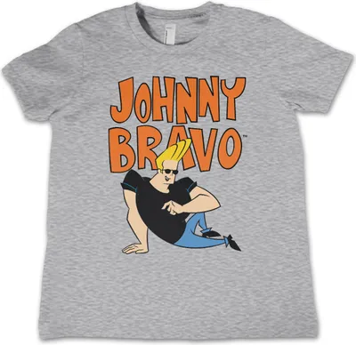 Produktbild von Johnny Bravo Kids T-Shirt - 6Years-S - HeatherGrey