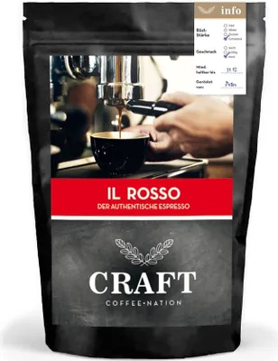 Produktbild von Kaffee CRAFT Il Rosso von Coffee-Nation, 250g Bohnen