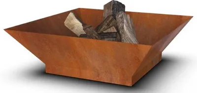 Productafbeelding van Oskol Vuurschaal 1000 x 1000 x 280 mm Cortenstaal Geroba