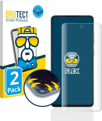 Produktbild von 2x BROTECT Fullscreen Schutzfolie für Samsung Galaxy A52s 5G Displayschutz Folie Fullcover Klar Transparent