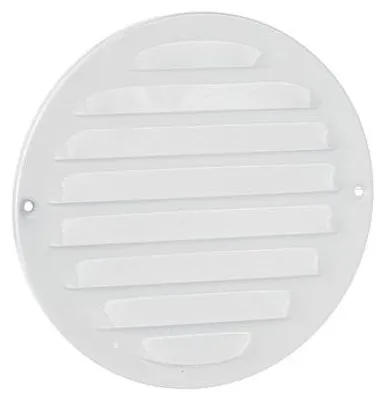 Produktbild von Dospel Lüftungsgitter Aluminium Rund 130mm Weiß Mit Gitter