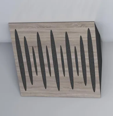 Produktbild von 2er-Pack – Akustik-Eck-Bassfalle|50x50cm |Niederfrequenz-Absorption für Studios und Theater|Diffusion | [PULSE-H-100mm | Sonoma]