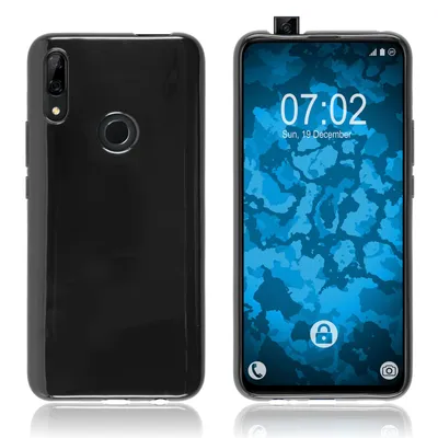 Produktbild von PhoneNatic Case kompatibel mit Huawei P Smart Z - schwarz Silikon Hülle  Cover