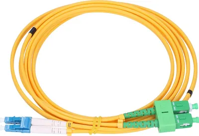 Produktbild von Extralink SC/APC LC/UPC Patchkabel G652D Duplex 0,5m