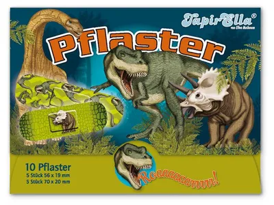 Produktbild von TapirElla Pflasterbriefchen T-Rex