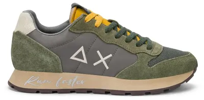 Immagine prodotto di Sun68 Tom, sneakers vintage, tessuto in pelle, stile militare