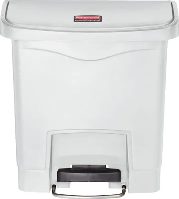Immagine prodotto di Cestino per rifiuti Rubbermaid Slim Jim 15 L Bianco