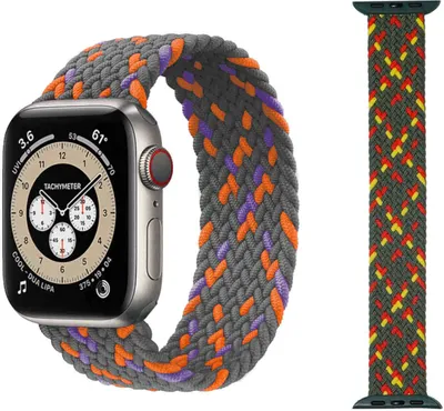 Produktbild von Für Apple Watch Series 10 42mm / 9 8 7 41 / 6 SE 5 4 40 / 3 2 1 38mm Uhr Nylon Armband Ersatz
