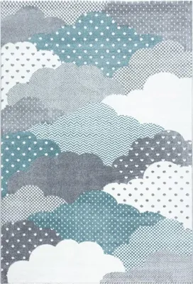 Produktbild von Ayyildiz Hali BAMBI801500820BLUE, Teppich, Polypropylen (PP), Blau, Rechteck, 800 mm, 1500 mm