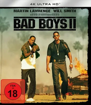 Produktbild von PLAION Bad Boys II (4K-UHD), Film, Blu-ray, Deutsch, Englisch, Französisch, Spanisch, Tschechisch, 147 min, Bad Boys II, Abenteuer