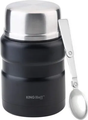 Produktbild von Kinghoff Edelstahl-Thermoskanne 0,5 l KH1459